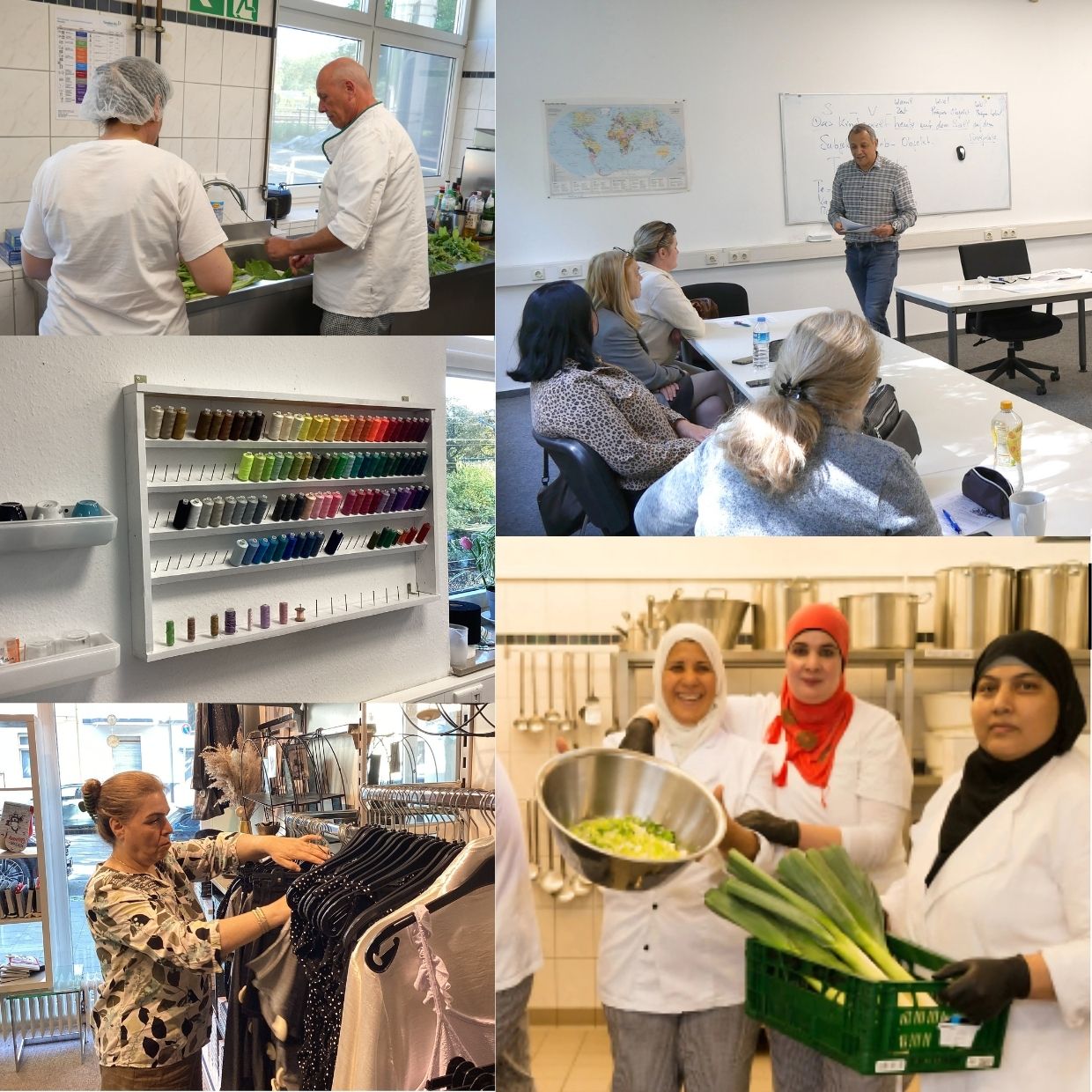 Collage A&L Welcome@Work
